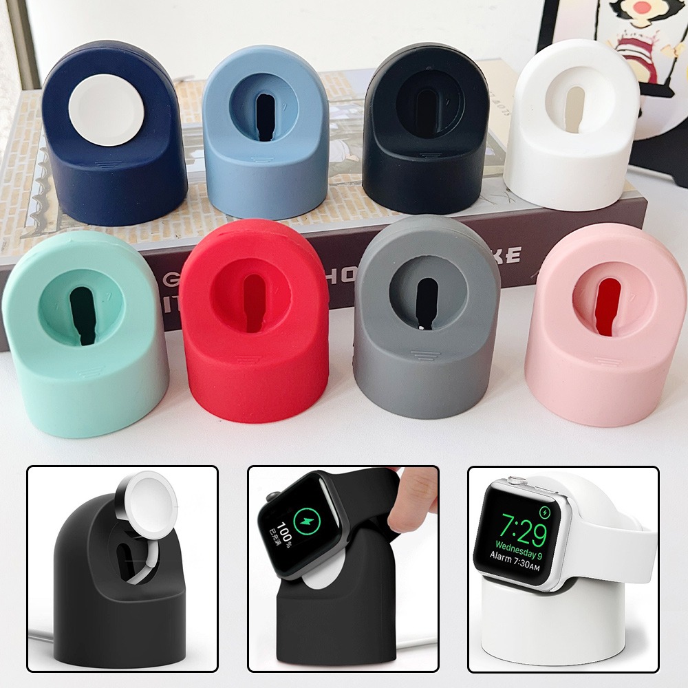 Smartwatch Apple Watch - حامل شحن سيليكون عالمي للساعات الذكية،