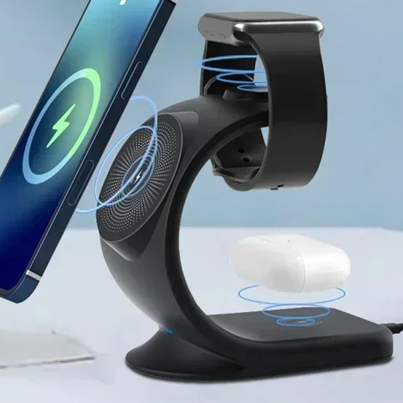 Smartwatch Apple Watch - شاحن لاسلكي مغناطيسي 3 في 1