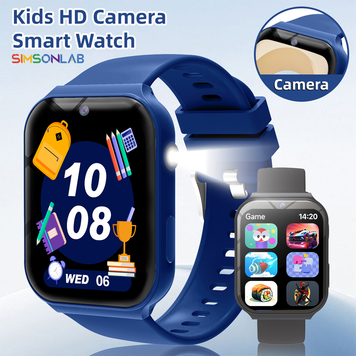 Smartwatch Watches Gift For Boys On Birthday - ساعة ذكية جديدة 2026 للأولاد والبنات،