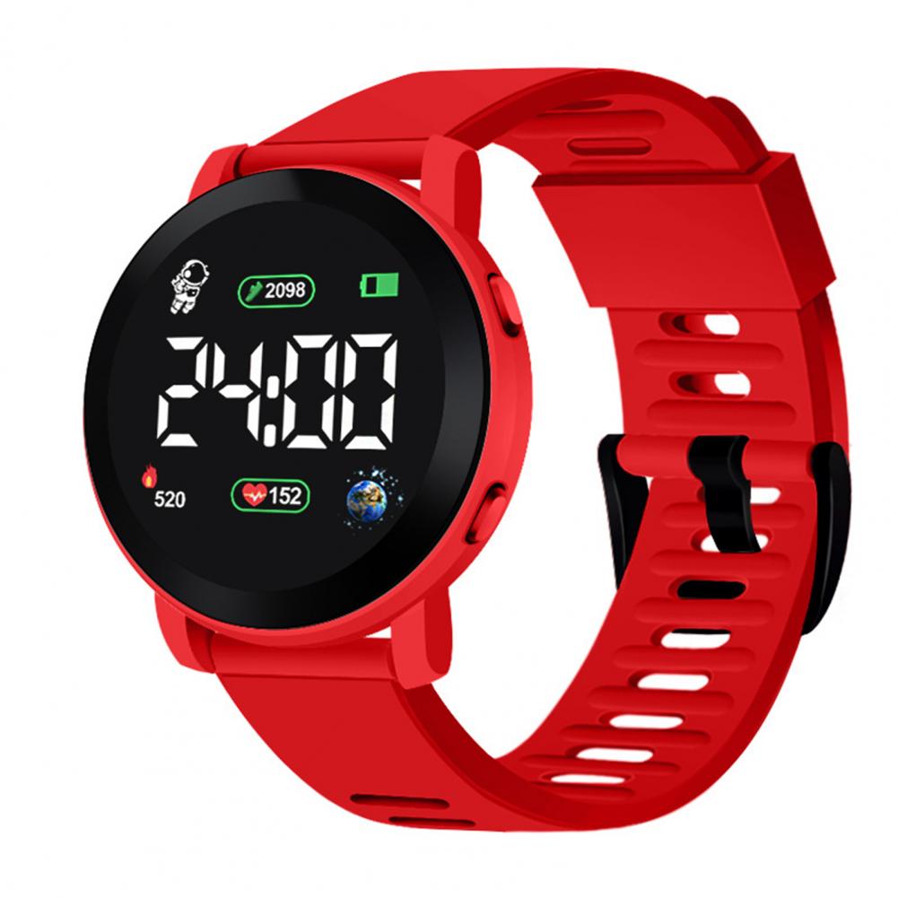 Smartwatch Digital Watches For Kid Girl - ساعة يد رقمية LED للأطفال مقاومة