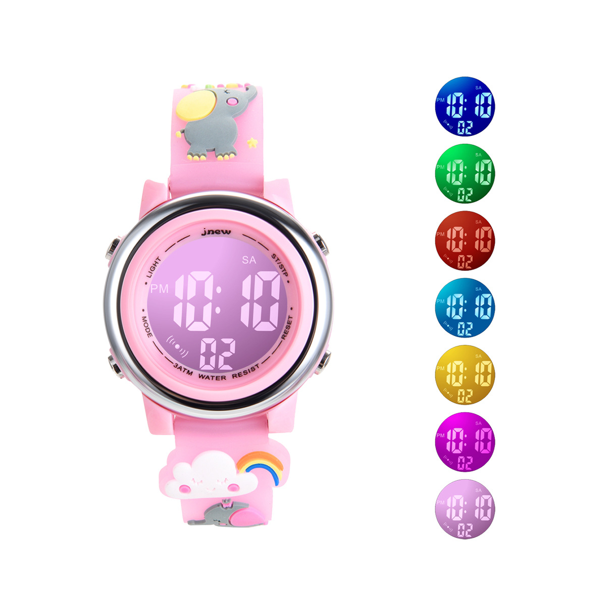 Smartwatch Digital Watches For Kid Girl - UTHAI H120 الأطفال الكرتون ساعة رياضية