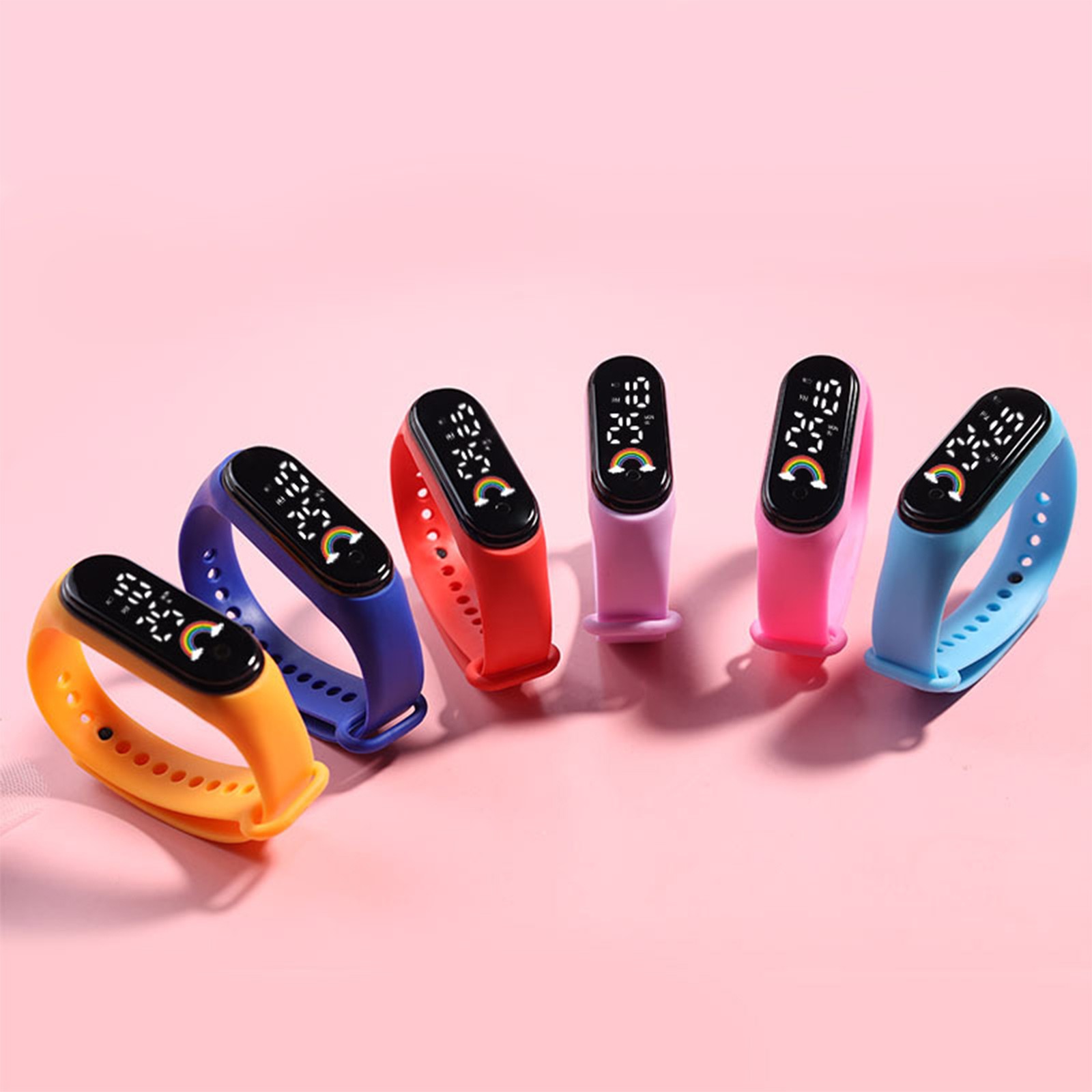 Smartwatch Digital Watches For Kid Girl - متعدد الألوان الأطفال ساعة ذكية Led