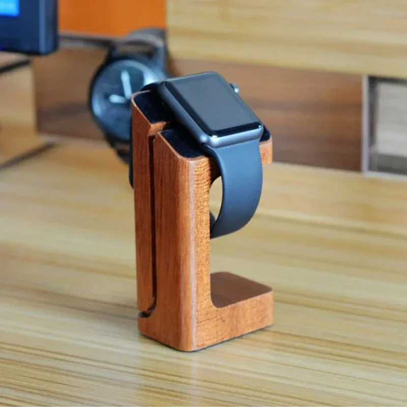 حامل شاحن ساعة أبل الخشبي، حام - مراجعة Smartwatch Apple Watch وسعره