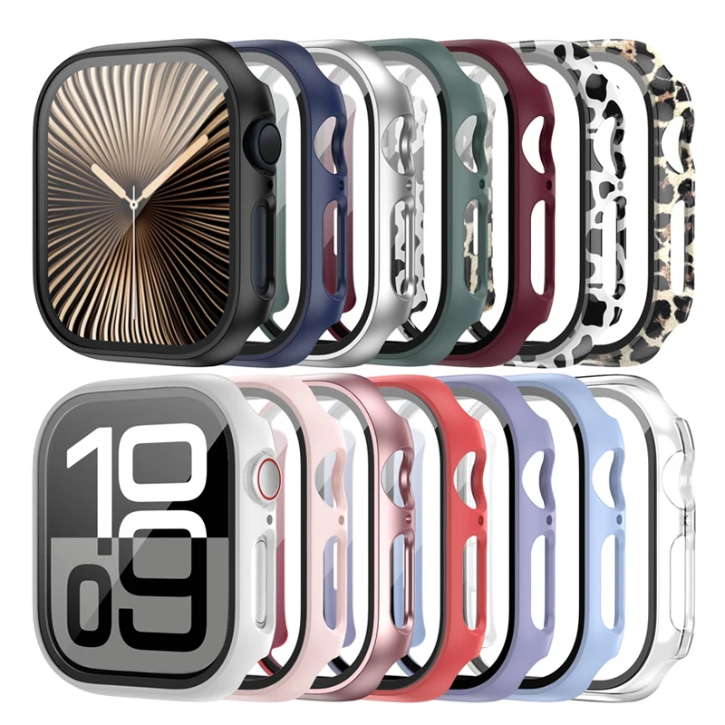 الزجاج المقسى + غطاء لسلسلة سا - مراجعة Smartwatch New Watches وسعره