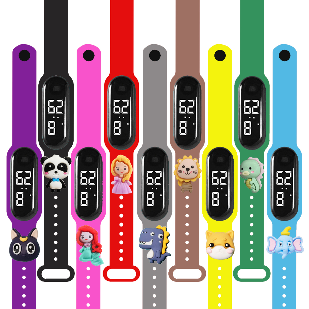 ساعة ذكية متعددة الألوان للأطف - مراجعة Smartwatch Digital Watches For Kid Girl وسعره