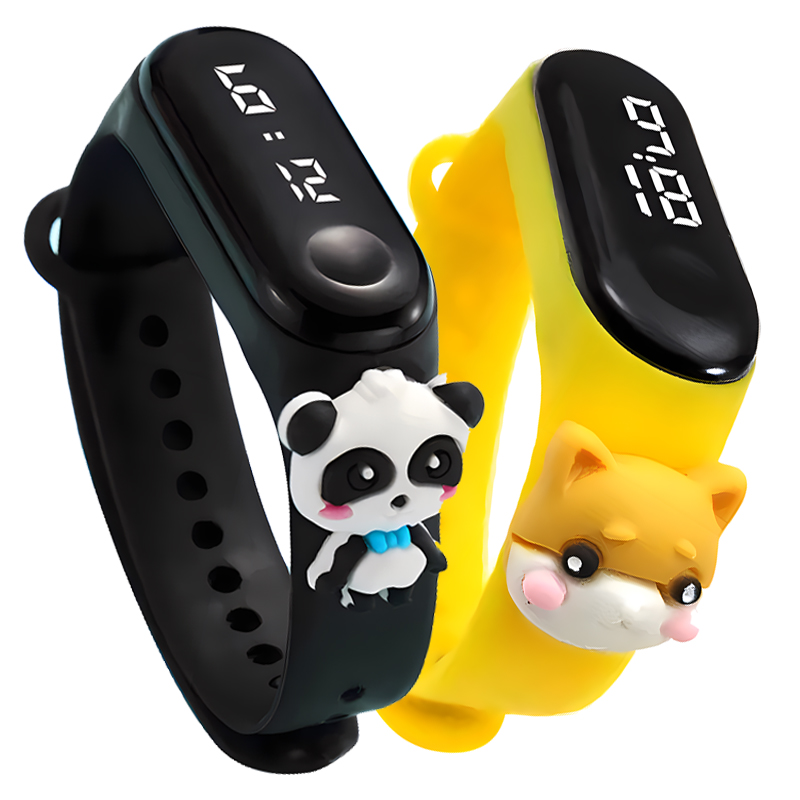 ساعة ذكية متعددة الألوان للأطف - مراجعة Smartwatch Digital Watches For Kid Girl وسعره