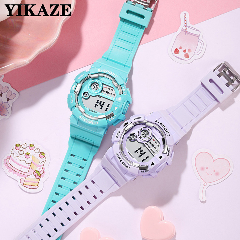 ساعات YIKAZE للأطفال، ساعات من - مراجعة Smartwatch Digital Watches For Kid Girl وسعره