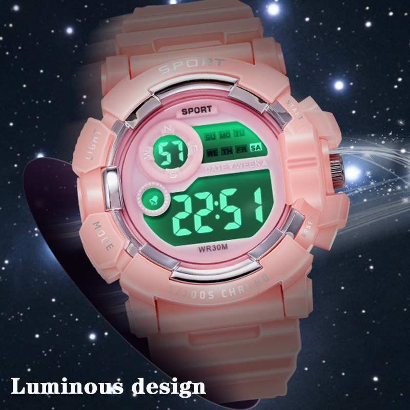 ساعات YIKAZE للأطفال، ساعات من - مراجعة Smartwatch Digital Watches For Kid Girl وسعره