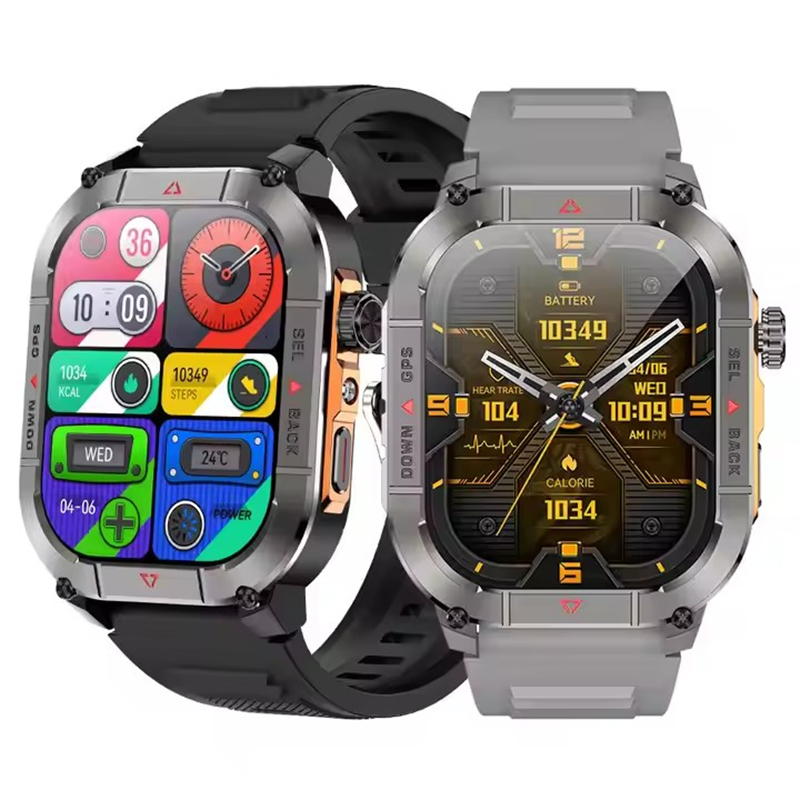 جديد HK84 الرجال ساعة ذكية AMO - مراجعة Smartwatch New Watches وسعره