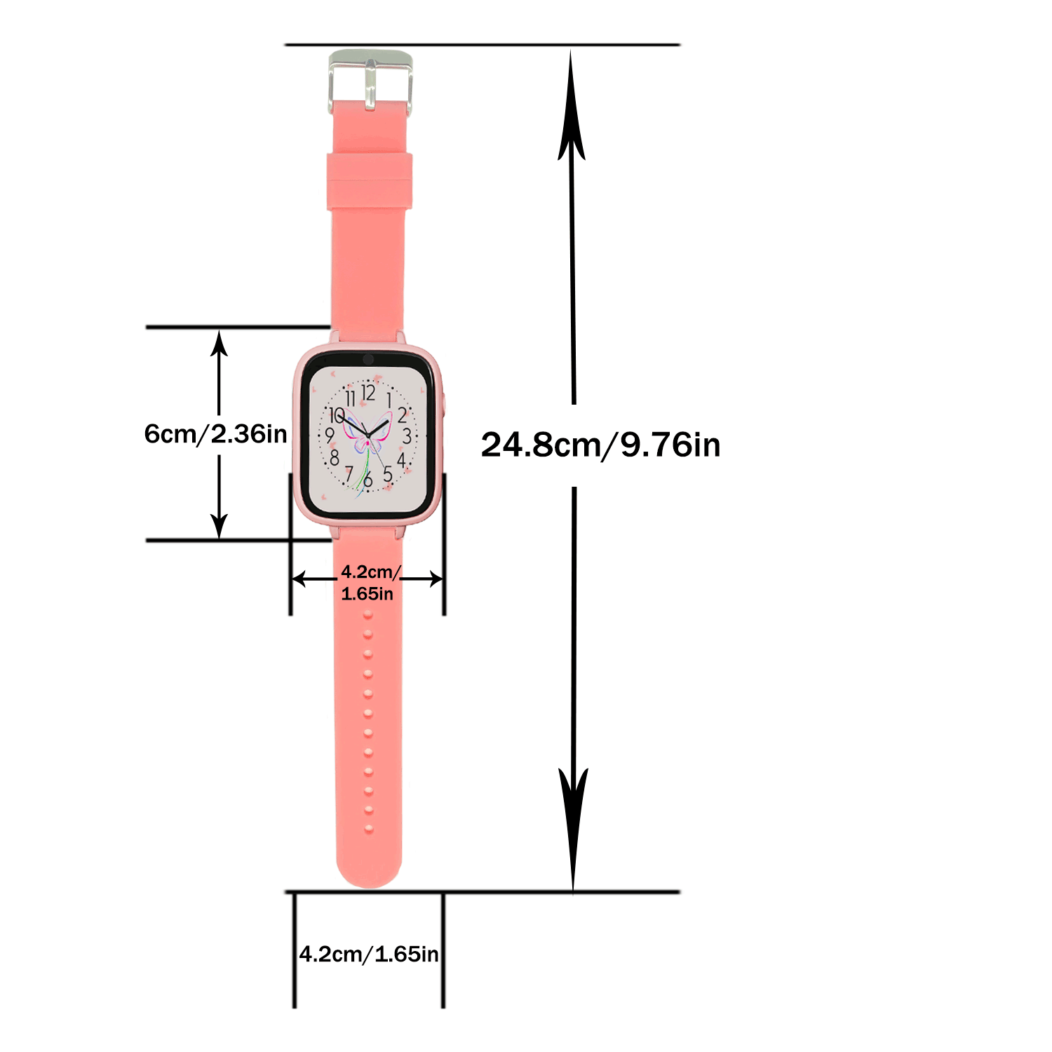 ساعة ذكية ليد رقمية للأطفال ،  - مراجعة Smartwatch Digital Watches For Kid Girl وسعره