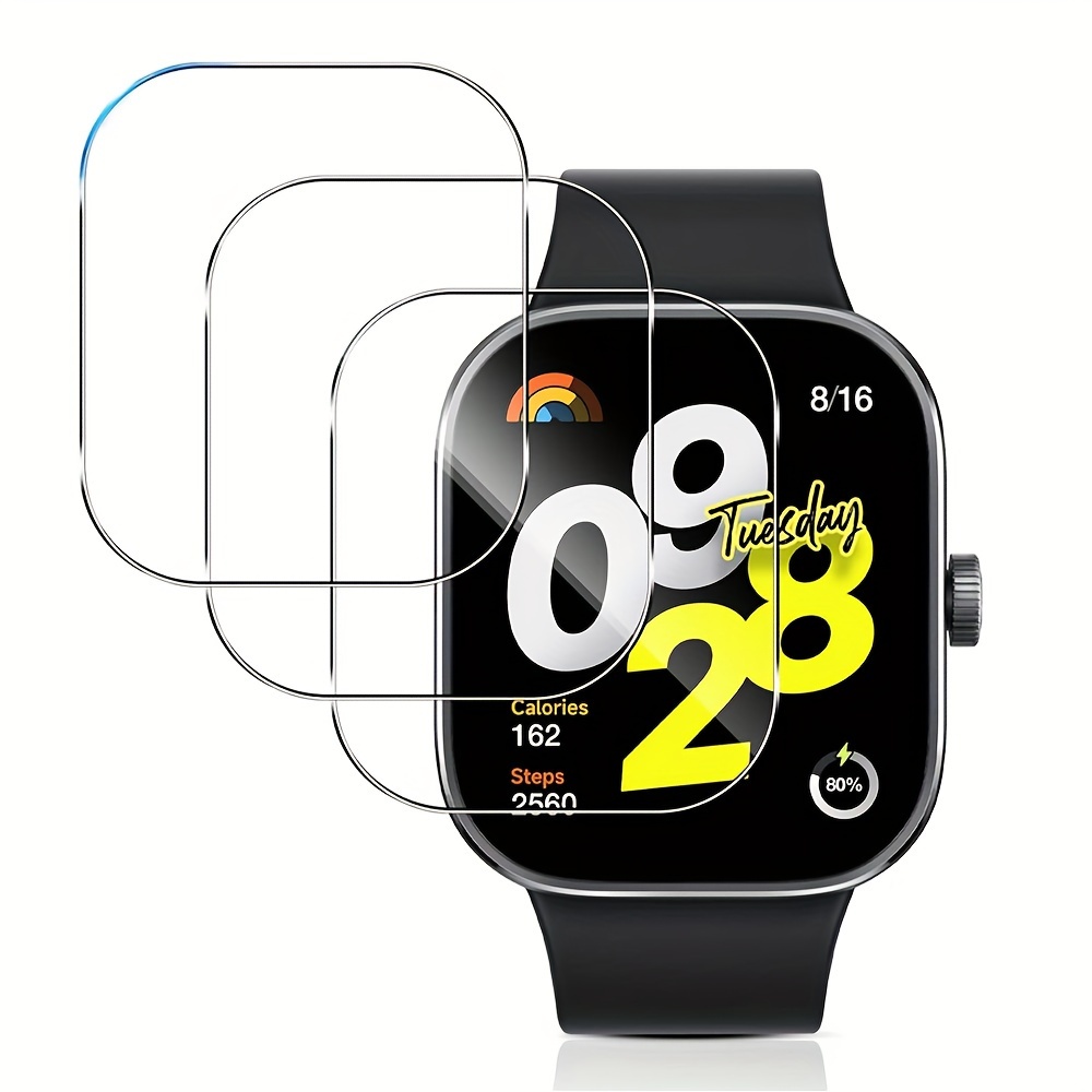 3-5 قطع من الزجاج المقسى الفاخ - مراجعة Smartwatch Redmi Watches وسعره