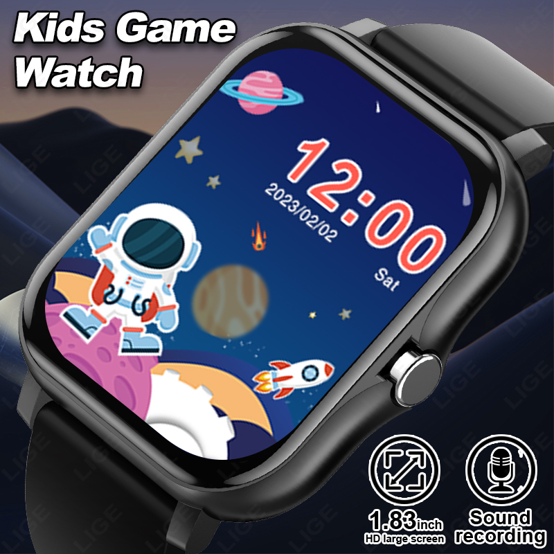 LIGE 2025 Audiobook الأطفال Sm - مراجعة Smartwatch Digital Watches For Kid Girl وسعره