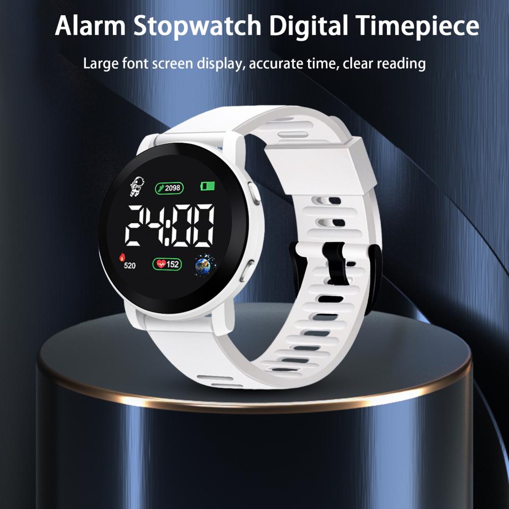 ساعة يد رقمية LED للأطفال مقاو - مراجعة Smartwatch Digital Watches For Kid Girl وسعره