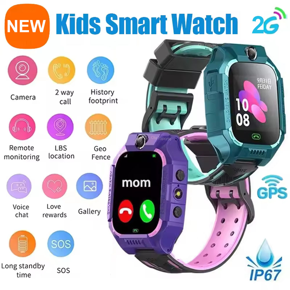 ساعة ذكية للأطفال بتقنية 2G مع - مراجعة Smartwatch Watches Gift For Boys On Birthday وسعره
