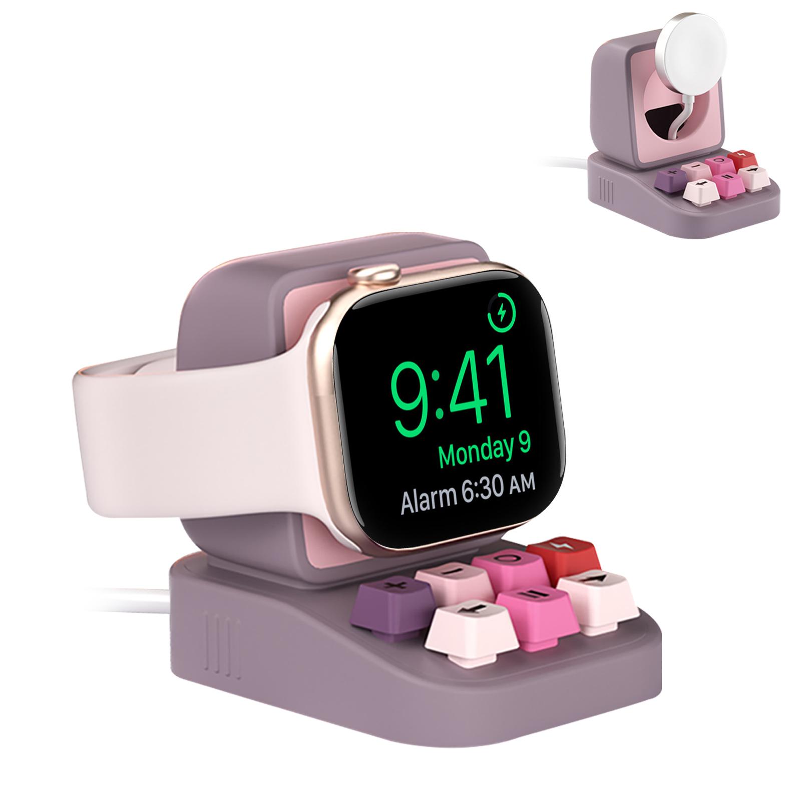 حامل شحن ذكي بتصميم الآلة الكا - مراجعة Smartwatch Apple Watch وسعره