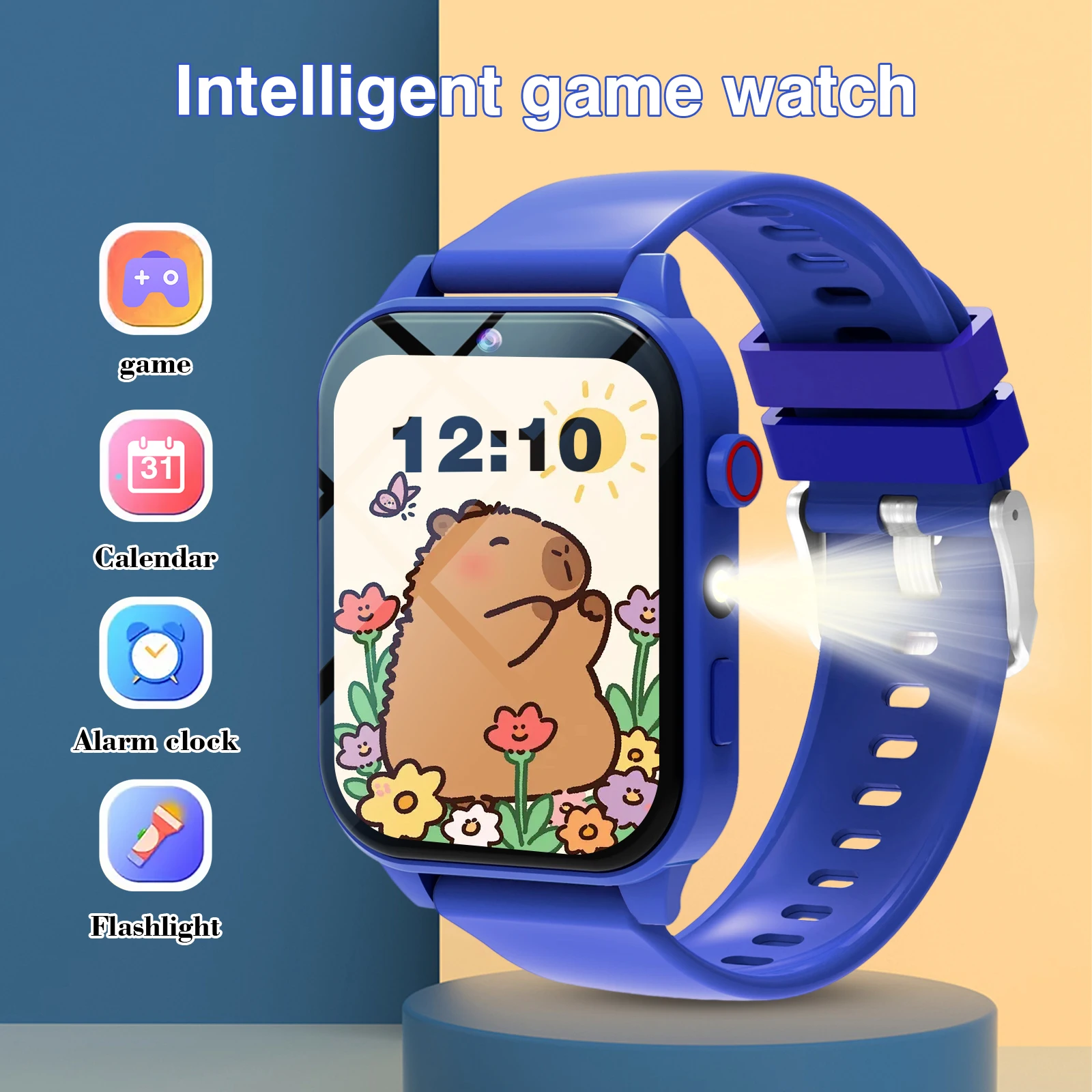 ساعة ذكية للأطفال 18 لعبة كامي - مراجعة Smartwatch Digital Watches For Kid Girl وسعره
