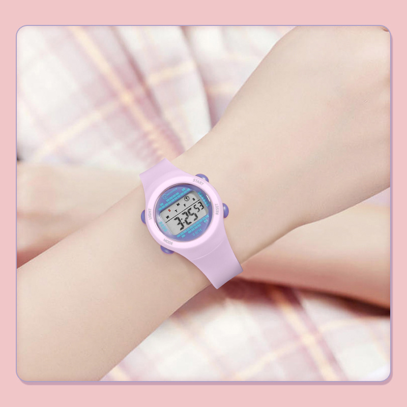 ساعة إلكترونية مقاومة للماء لل - مراجعة Smartwatch Digital Watches For Kid Girl وسعره