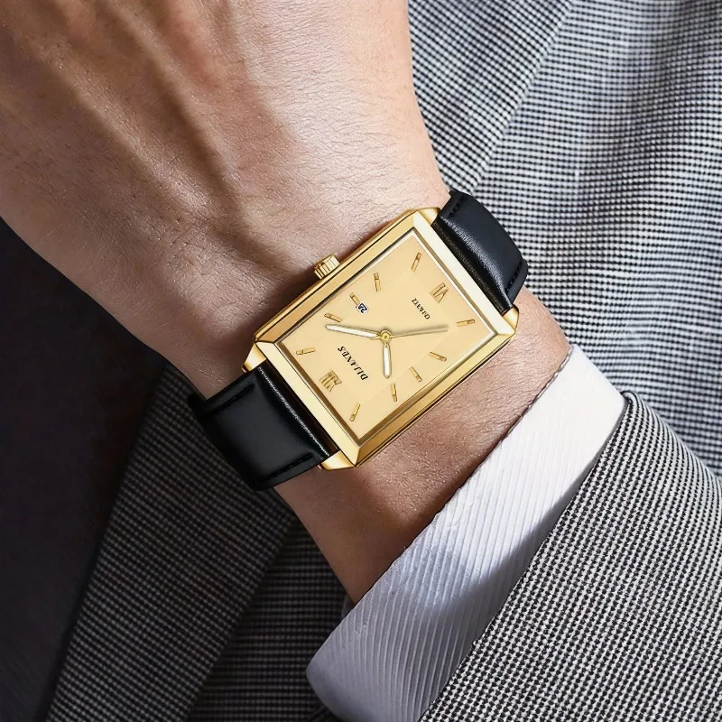ساعات رجالية جلدية كاجوال بتصم - مراجعة Smartwatch New Watches وسعره