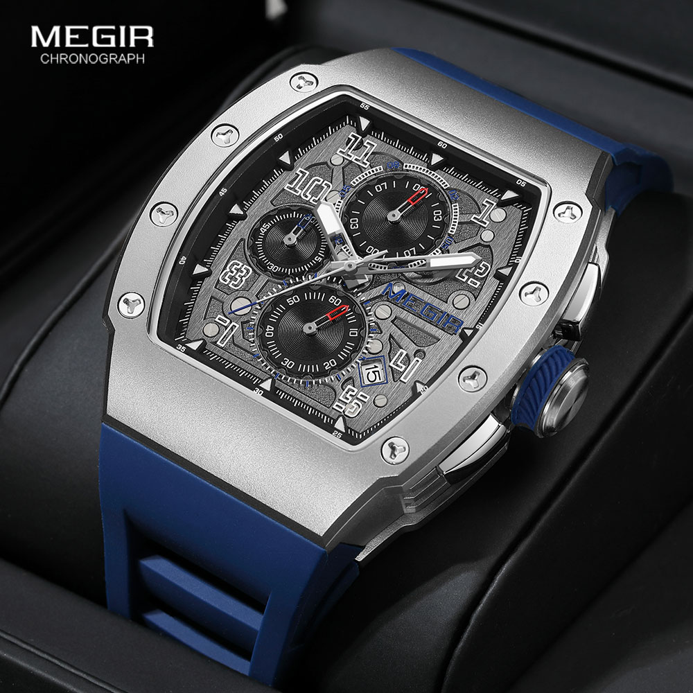 MEGIR-ساعة يد كوارتز من الفولا - مراجعة Silicone Sport Band وسعره