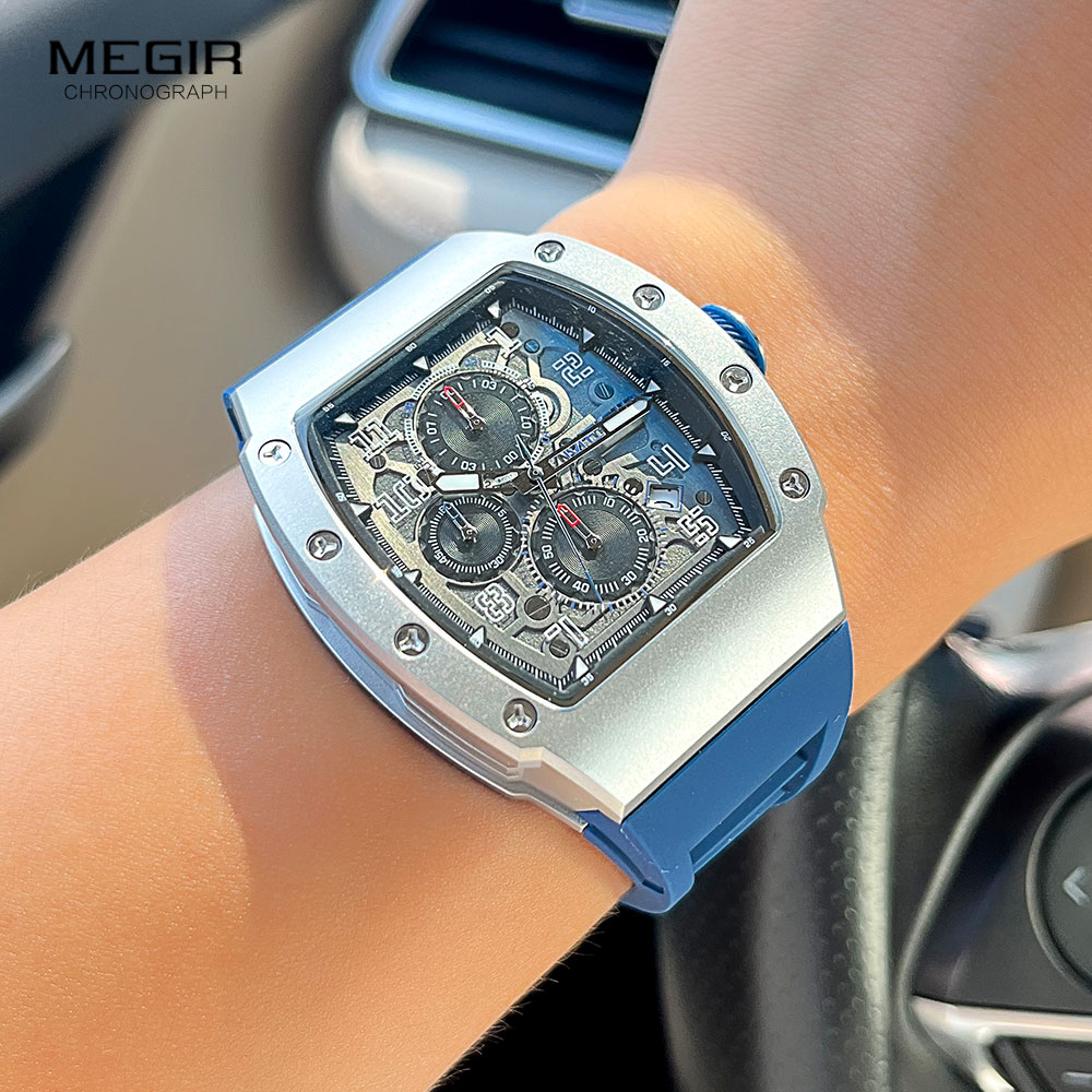 MEGIR-ساعة يد كوارتز من الفولا - مراجعة Silicone Sport Band وسعره