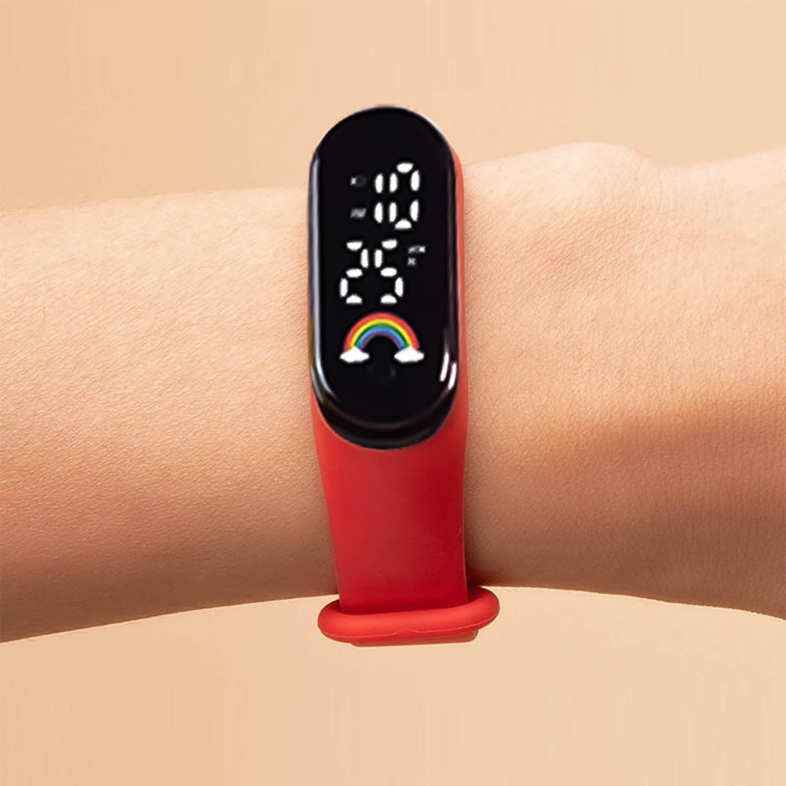 متعدد الألوان الأطفال ساعة ذكي - مراجعة Smartwatch Digital Watches For Kid Girl وسعره