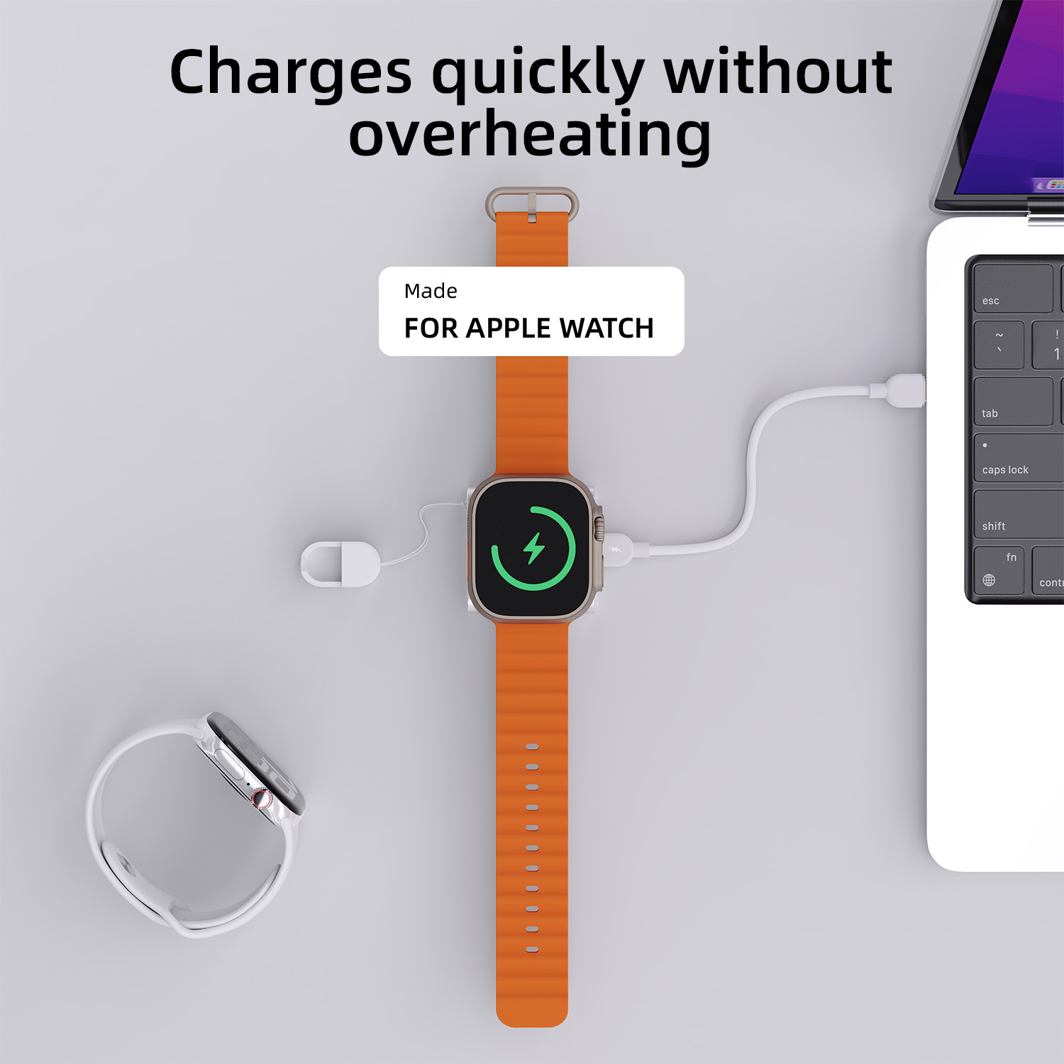 Bonola ساعة مغناطيسية شاحن لاس - مراجعة Smartwatch Apple Watch وسعره