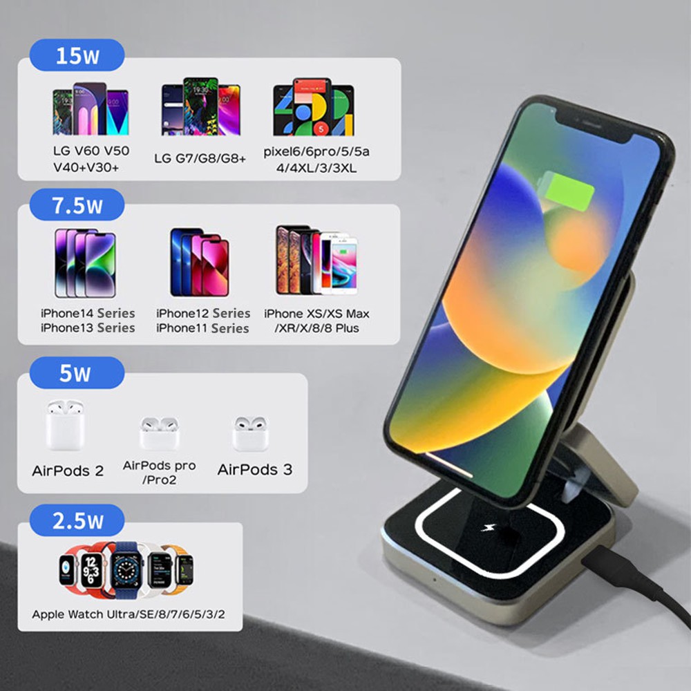 محطة شاحن لاسلكية مغناطيسية قا - مراجعة Smartwatch Apple Watch وسعره