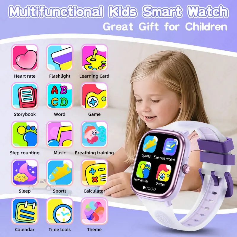 ساعة LIGE الذكية للأطفال الأول - مراجعة Smartwatch Watches Gift For Boys On Birthday وسعره
