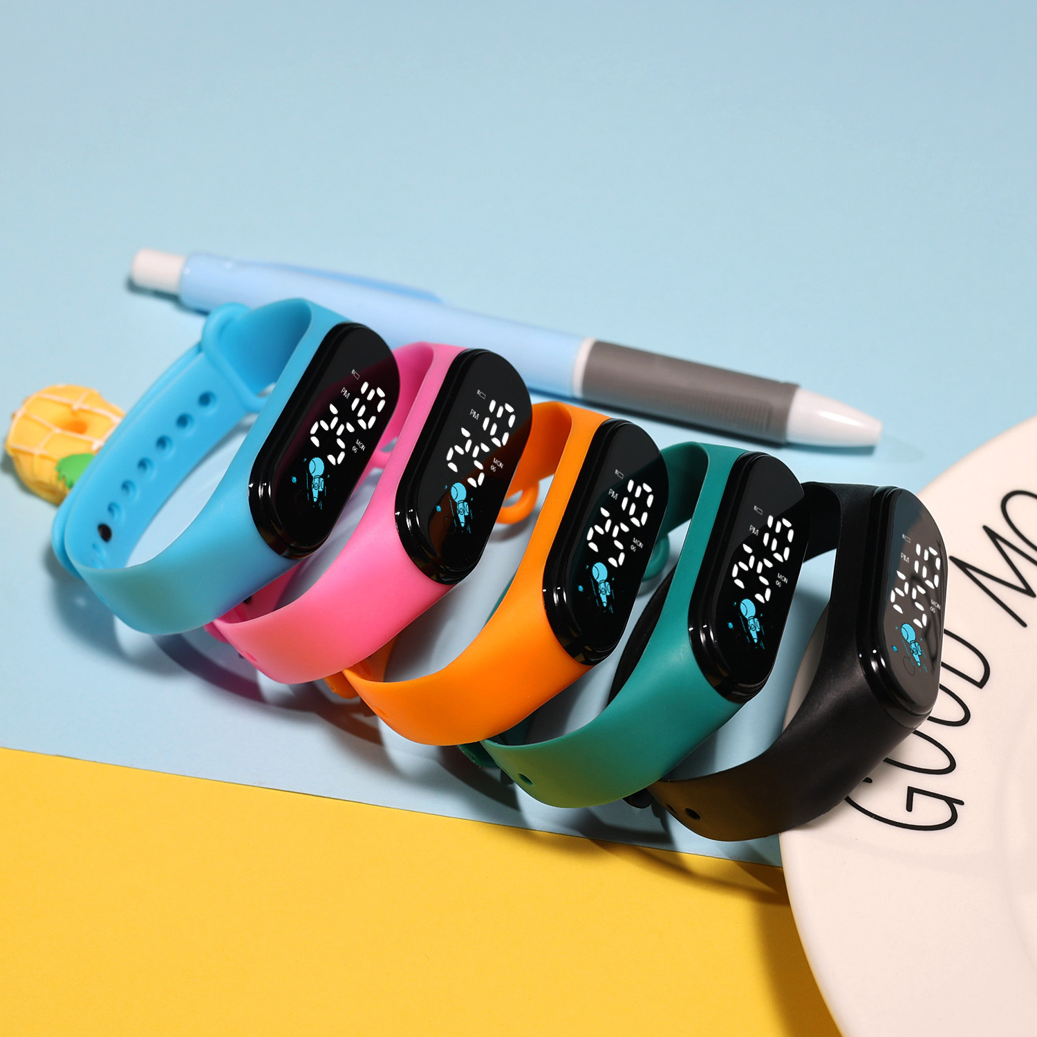 Kawaii ساعة ذكية للأطفال موضة  - مراجعة Smartwatch Digital Watches For Kid Girl وسعره