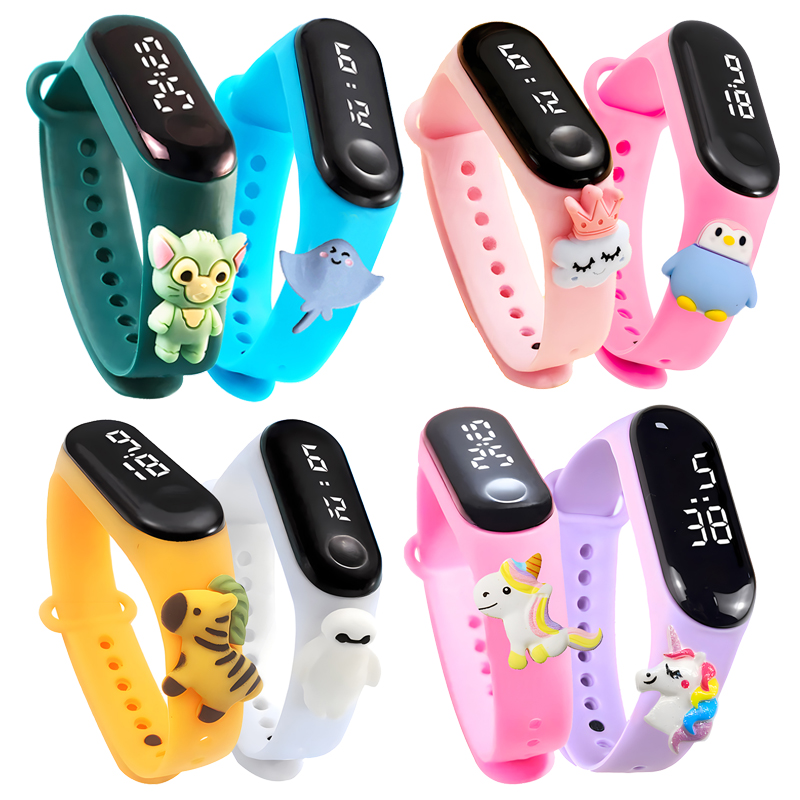 ساعة رياضية فاخرة للأطفال مقاو - مراجعة Smartwatch Digital Watches For Kid Girl وسعره