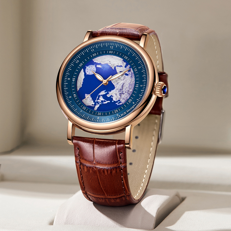 ساعة يد رجالية فاخرة من LIGE 2 - مراجعة Smartwatch New Watches وسعره