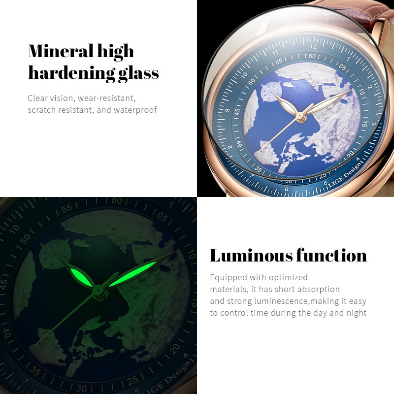 ساعة يد رجالية فاخرة من LIGE 2 - مراجعة Smartwatch New Watches وسعره
