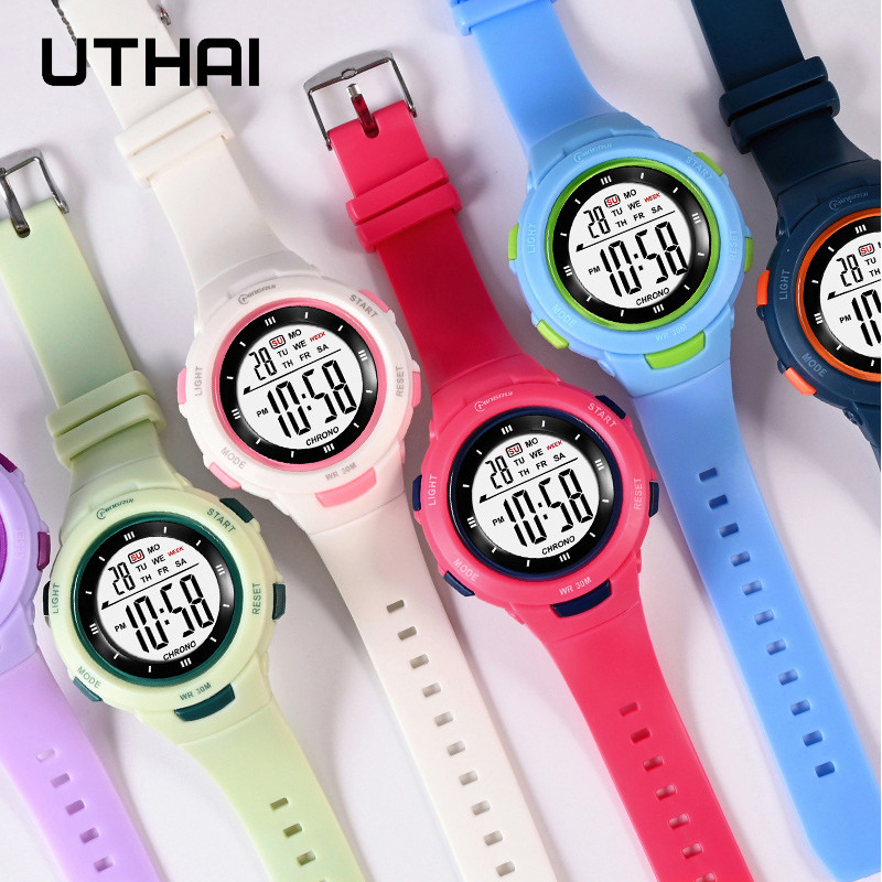 ساعات UTHAI للأطفال، ساعات ريا - مراجعة Smartwatch Digital Watches For Kid Girl وسعره